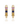 Multi-Sapphire Vertical Bar Hoop Earrings – 9KT Yellow Gold | Fine Jewelry Yellow Gold