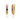 Multi-Sapphire Vertical Bar Hoop Earrings – 9KT Yellow Gold | Fine Jewelry
