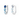 Blue Topaz Graduated Drop Earrings in 925 Sterling Silver
