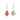 Multi-Tourmaline Floral Drop Earrings in 9K Yellow Gold