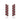 Multi-Gemstone Hoop Earrings in 925 Sterling Silver Red Garnet
