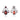 Multi-Gemstone Filigree Heritage Stud Earrings in 925 Sterling Silver