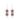 Multi-Gemstone Floral Bloom Drop Earrings in 925 Sterling Silver Red Garnet