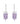 Rose De France Grape Cluster Drop Earrings in 925 Sterling Silver