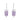 Rose De France Grape Cluster Drop Earrings in 925 Sterling Silver
