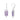 Rose De France Grape Cluster Drop Earrings in 925 Sterling Silver