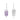 Rose De France Grape Cluster Drop Earrings in 925 Sterling Silver