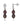 Peacock Pearl 9.00ctw Push Post Earrings In 925 Sterling Silver