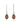 Brown Pearl 7.10ctw Hook Earrings In 925 Sterling Silver
