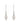 White Pearl 5.30ctw Hook Earrings In 925 Sterling Silver