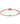 Mozambique Morganite With Diamond EF-VS 1.40ctw Bangle In 9KT Rose Gold