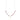 Opal & Garnet V-Shape Drop Necklace – 925 Sterling Silver