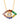Multi-Stone Evil Eye Pendant – 9KT Yellow Gold | Fine Jewelry Yellow Gold