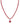 Rhodochrosite With White Zircon 87.10ctw Necklace In 925 Sterling Silver