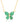 Emerald & Diamond Butterfly Necklace – 9KT Yellow Gold | Fine Jewelry Yellow Gold