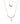 Tanzanite AA 1.10ctw 50cm Necklace In 9KT Yellow Gold