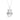 Black Spinel and White Zircon Cuddling Cats Pendant in 925 Sterling Silver