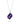 Amethyst Leaf Pavé Pendant – 925 Sterling Silver | Luxury Jewelry