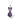 Amethyst With Rhodolite Garnet 2.60ctw Pendant With Chain In 925 Sterling Silver