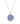 Tanzanite AA With Diamond EF-VS 6.90ctw Pendant With Chain In 9KT White Gold