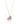 Amethyst With Enamel 0.20ctw 1Mic YGP Pendant With Chain In 925 Sterling Silver