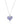 Tanzanite AA 1.60ctw Pendant With Chain In 9KT Yellow Gold