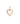 Enamel Yellow Gold Plated Heart Pendant With Chain In 925 Sterling Silver