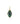 African Malachite 2.50ctw Pendant With Chain In 925 Sterling Silver