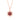 Ruby & Diamond Vintage Halo pendant – 9KT Yellow Gold | Fine Jewelry Rose Gold