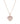 Morganite 1.60ctw Pendant With Chain In 9KT Yellow Gold
