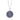 Iolite Floral Statement Pendant in 925 Sterling Silver