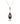 Amethyst With Diamond EF-VS 2.90ctw Pendant With Chain In 9KT Yellow Gold
