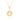 Aquamarine Floral Halo Pendant – 9KT Yellow Gold | Fine Jewelry