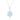 Aquamarine Halo Pendant – 9KT Yellow Gold | Fine Jewelry White Gold