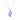 Tanzanite Floral Mandala Pendant – 9KT Yellow Gold | Fine Jewelry White Gold