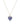 Tanzanite & Diamond Heart Pendant - 9KT Yellow Gold