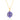 Tanzanite Radial Floral Pendant – 9KT Yellow Gold | Fine Jewelry Yellow Gold