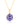 Tanzanite Radial Floral Pendant – 9KT Yellow Gold | Fine Jewelry Yellow Gold