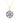 Tanzanite Cluster Pendant – 9KT Yellow Gold | Fine Jewelry Yellow Gold