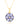 Tanzanite Cluster Pendant – 9KT Yellow Gold | Fine Jewelry Yellow Gold