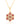 Pink Tourmaline Cluster Pendant – 9KT Yellow Gold | Fine Jewelry Yellow Gold