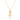 Emerald Solitaire Pendant – 9KT Yellow Gold | Fine Jewelry