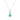 Emerald Solitaire Pendant – 9KT Yellow Gold | Fine Jewelry White Gold