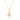 Pink Sapphire Solitaire Pendant – 9KT Yellow Gold | Fine Jewelry