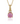 Pink Sapphire Solitaire Pendant – 9KT Yellow Gold | Fine Jewelry Yellow Gold