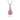 Pink Sapphire Solitaire Pendant – 9KT Yellow Gold | Fine Jewelry White Gold