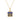 Blue Sapphire & Enamel Gift Box Pendant in 925 Sterling Silver