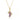 Amethyst & Zircon Christmas Stocking Pendant in 925 Sterling Silver
