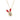 Red Garnet and Zircon Reindeer Pendant in 925 Sterling Silver