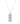 Blue Topaz With Tsavorite 2.50ctw Pendant With Chain In 925 Sterling Silver